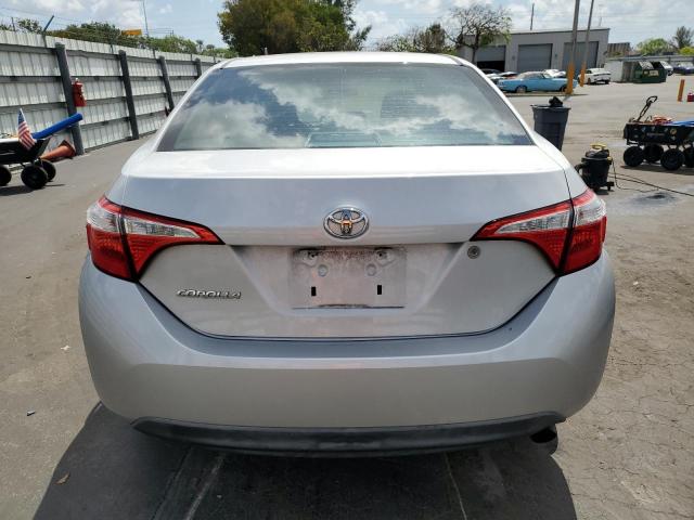 2T1BURHE5GC739351 - 2016 TOYOTA COROLLA L SILVER photo 6