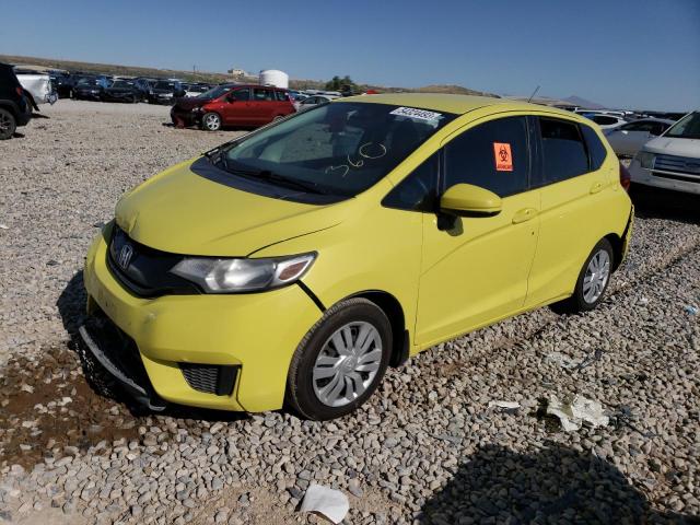 JHMGK5H5XGX033643 - 2016 HONDA FIT LX YELLOW photo 1