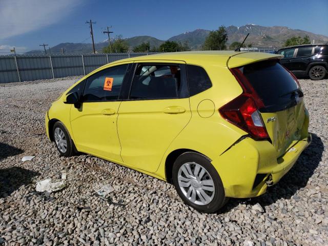 JHMGK5H5XGX033643 - 2016 HONDA FIT LX YELLOW photo 2