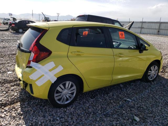 JHMGK5H5XGX033643 - 2016 HONDA FIT LX YELLOW photo 3