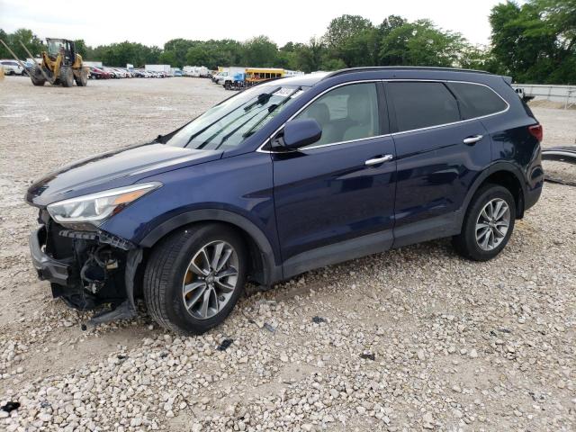 KM8SMDHF0HU189813 - 2017 HYUNDAI SANTA FE SE BLUE photo 1