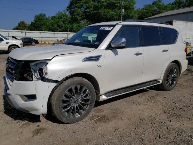 JN8AY2DB0M9794251 - 2021 NISSAN ARMADA PLATINUM WHITE photo 1