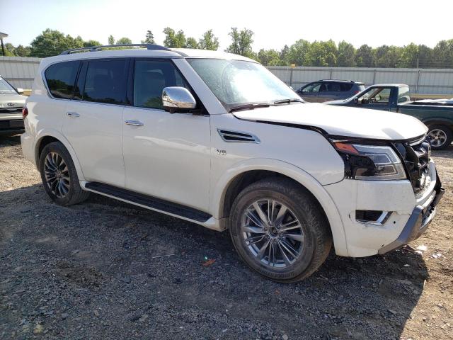 JN8AY2DB0M9794251 - 2021 NISSAN ARMADA PLATINUM WHITE photo 4