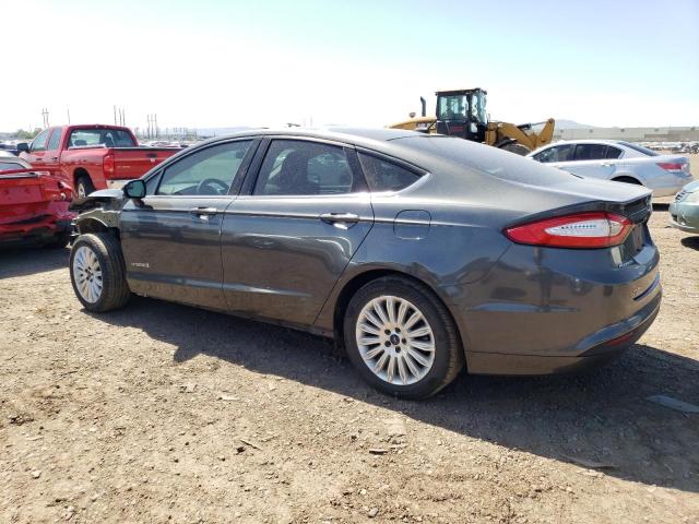 3FA6P0LU6FR151301 - 2015 FORD FUSION SE HYBRID CHARCOAL photo 2