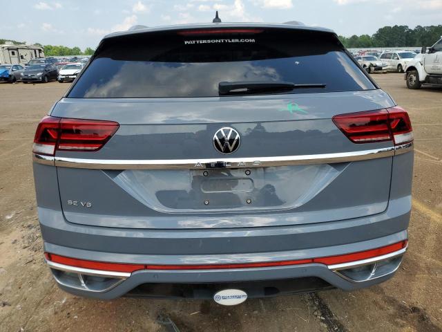 1V2PE2CA2MC229296 - 2021 VOLKSWAGEN ATLAS CROS SE GRAY photo 6