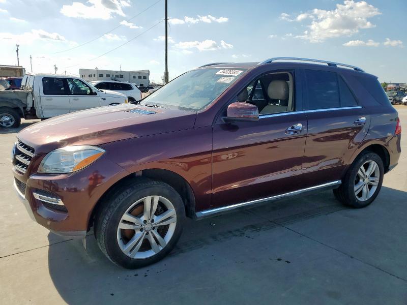 4JGDA5HB2DA166405 - 2013 MERCEDES-BENZ ML 350 4MATIC BURGUNDY photo 1