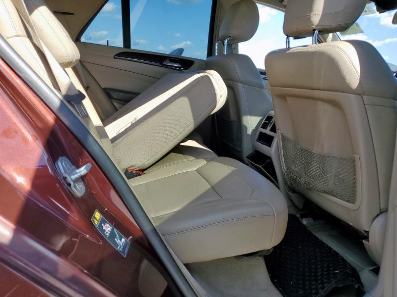 4JGDA5HB2DA166405 - 2013 MERCEDES-BENZ ML 350 4MATIC BURGUNDY photo 11