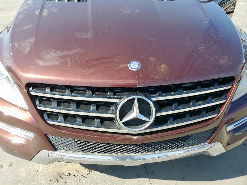 4JGDA5HB2DA166405 - 2013 MERCEDES-BENZ ML 350 4MATIC BURGUNDY photo 12
