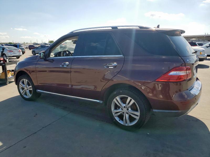 4JGDA5HB2DA166405 - 2013 MERCEDES-BENZ ML 350 4MATIC BURGUNDY photo 2