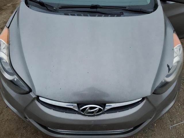 KMHDH4AEXCU425875 - 2012 HYUNDAI ELANTRA GLS SILVER photo 11