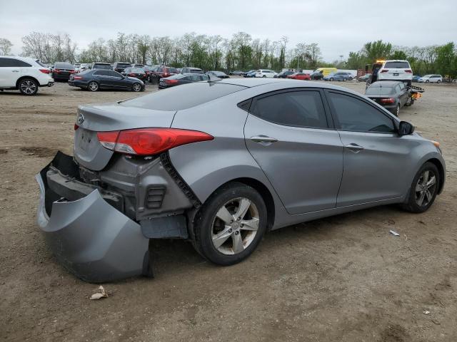 KMHDH4AEXCU425875 - 2012 HYUNDAI ELANTRA GLS SILVER photo 3