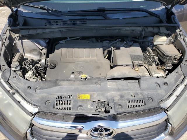 5TDJKRFH8FS174906 - 2015 TOYOTA HIGHLANDER XLE رمادي صورة 12