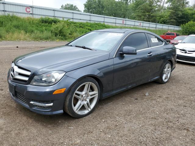 WDDGJ8JB0DG039166 - 2013 MERCEDES-BENZ C 350 4MATIC CHARCOAL photo 1