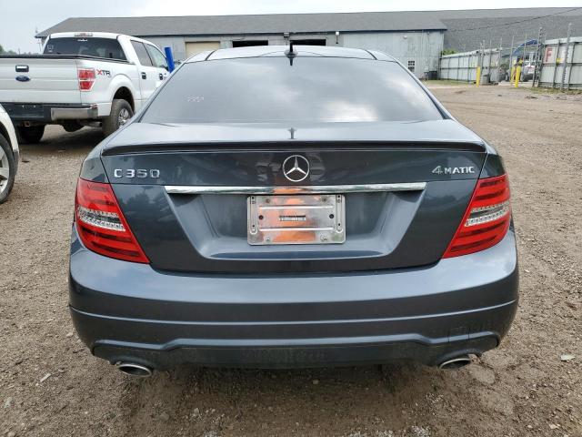 WDDGJ8JB0DG039166 - 2013 MERCEDES-BENZ C 350 4MATIC CHARCOAL photo 6