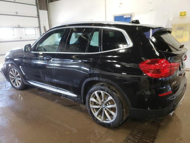 5UXTR9C54KLD99206 - 2019 BMW X3 XDRIVE30I BLACK photo 2