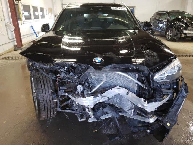 5UXTR9C54KLD99206 - 2019 BMW X3 XDRIVE30I BLACK photo 5