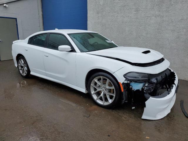 2C3CDXHG8NH189418 - 2022 DODGE CHARGER GT WHITE photo 4