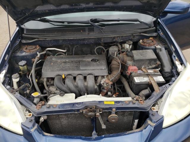 2T1KR32E24C296773 - 2004 TOYOTA COROLLA MA XR BLUE photo 11