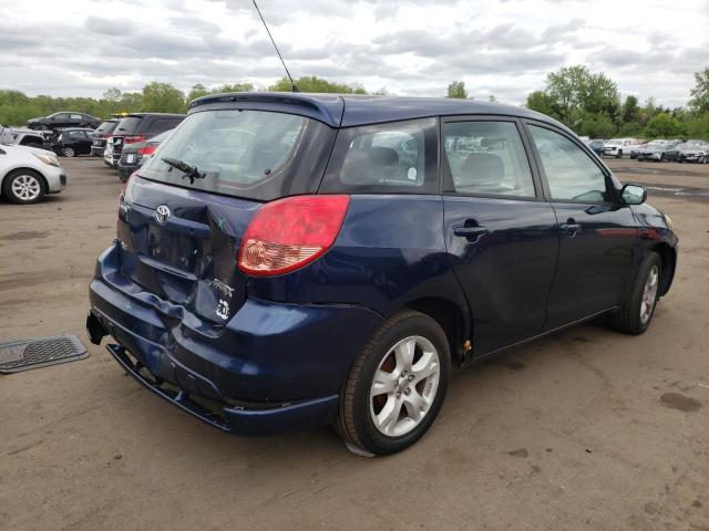 2T1KR32E24C296773 - 2004 TOYOTA COROLLA MA XR BLUE photo 3