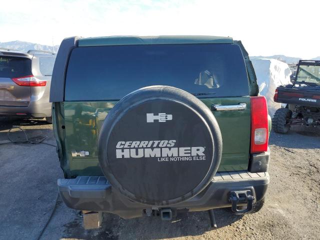 5GTDN136868198919 - 2006 HUMMER H3 GREEN photo 6