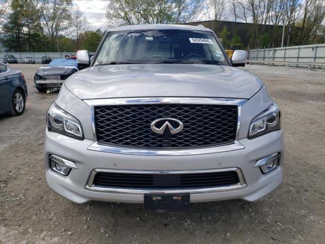 JN8AZ2NE6F9085123 - 2015 INFINITI QX80 SILVER photo 5