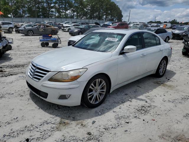 KMHGC4DF6BU139746 - 2011 HYUNDAI GENESIS 4.6L WHITE photo 1