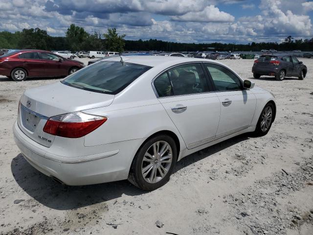 KMHGC4DF6BU139746 - 2011 HYUNDAI GENESIS 4.6L WHITE photo 3