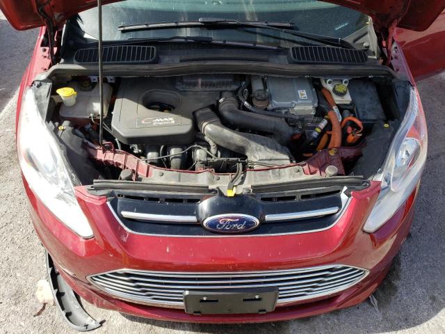 1FADP5CU4GL103798 - 2016 FORD C-MAX PREMIUM SEL RED photo 12