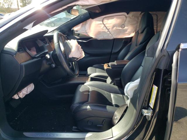 5YJSA1E23JF273748 - 2018 TESLA MODEL S შავი ფოტო 7