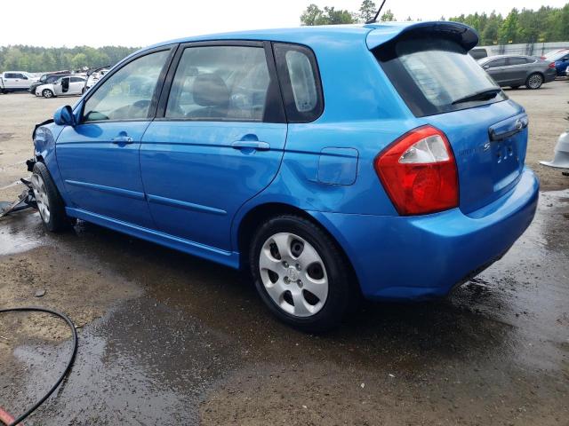 KNAFE161675007773 - 2007 KIA SPECTRA5 SX BLUE photo 2