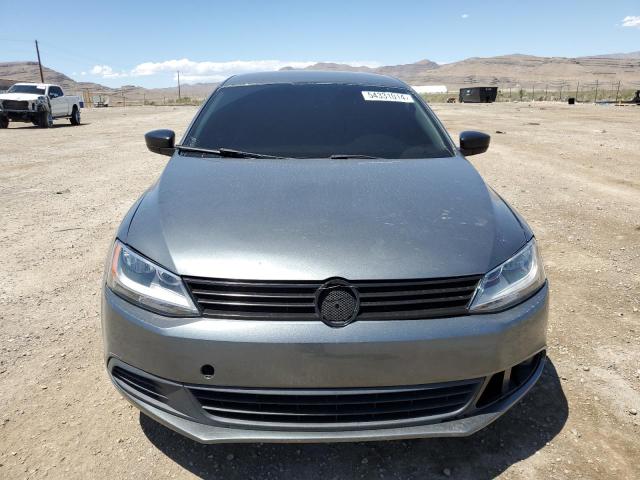 3VW2K7AJ3EM303391 - 2014 VOLKSWAGEN JETTA BASE GRAY photo 5