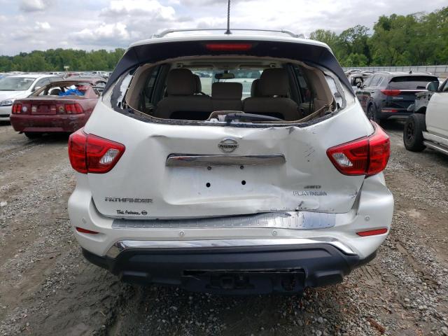 5N1DR2MM1JC678770 - 2018 NISSAN PATHFINDER S WHITE photo 6