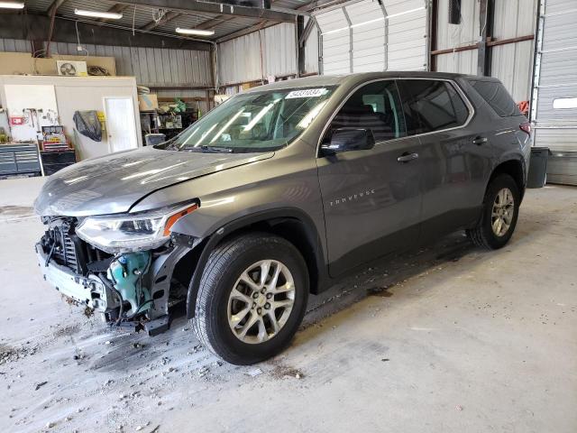 1GNERFKW0KJ175806 - 2019 CHEVROLET TRAVERSE LS SILVER photo 1