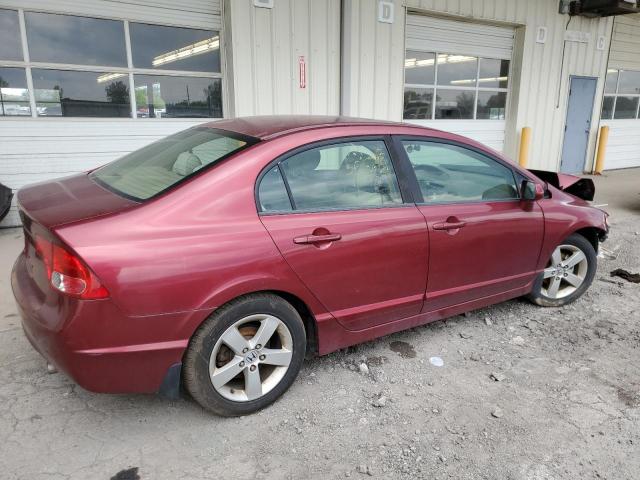 1HGFA16897L142884 - 2007 HONDA CIVIC EX RED photo 3