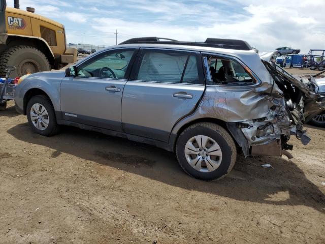 4S4BRBACXB3380352 - 2011 SUBARU OUTBACK 2.5I SILVER photo 2