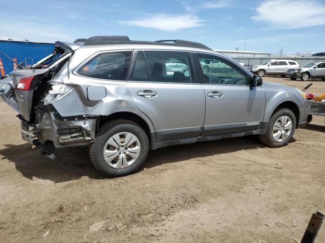 4S4BRBACXB3380352 - 2011 SUBARU OUTBACK 2.5I SILVER photo 3