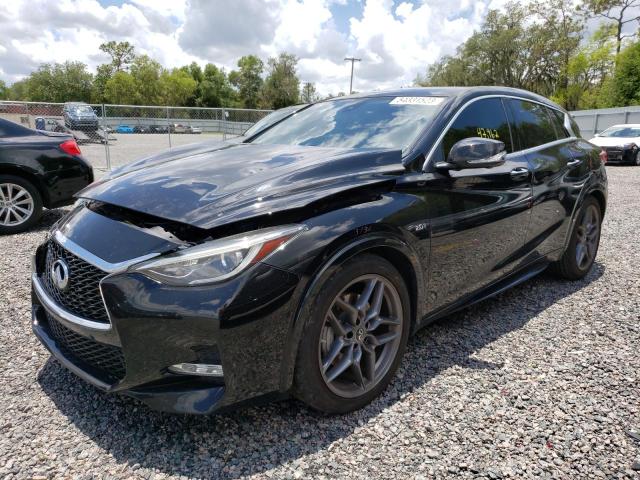 SJKCH5CPXJA040381 - 2018 INFINITI QX30 BASE BLACK photo 1