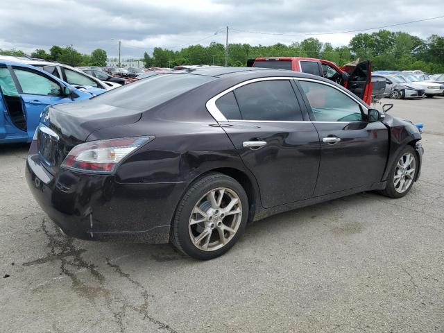 1N4AA5AP1EC468583 - 2014 NISSAN MAXIMA S BLACK photo 3