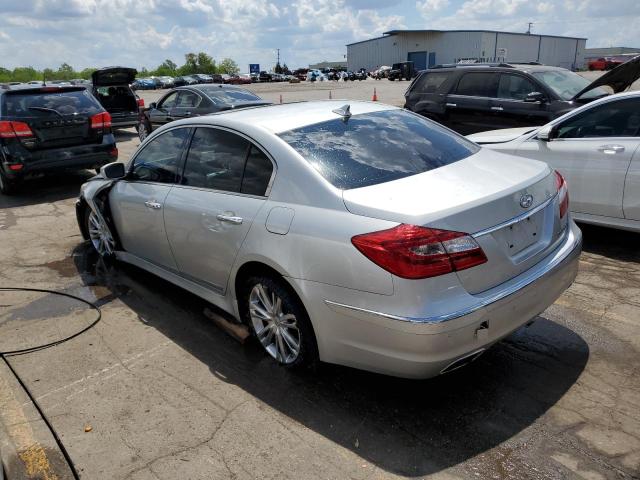 KMHGC4DF1CU166158 - 2012 HYUNDAI GENESIS 4.6L SILVER photo 2