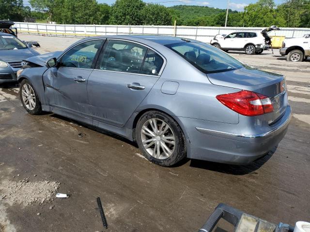 KMHGC4DD1EU262289 - 2014 HYUNDAI GENESIS 3.8L SILVER photo 2