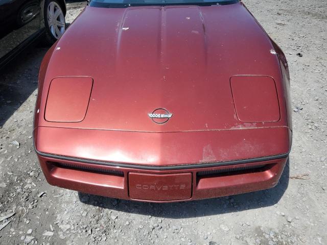 1G1YY2185H5101196 - 1987 CHEVROLET CORVETTE BURGUNDY photo 11