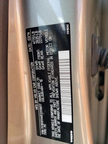 YV1612TAXF2313877 - 2015 VOLVO S60 Бежевый фото 12