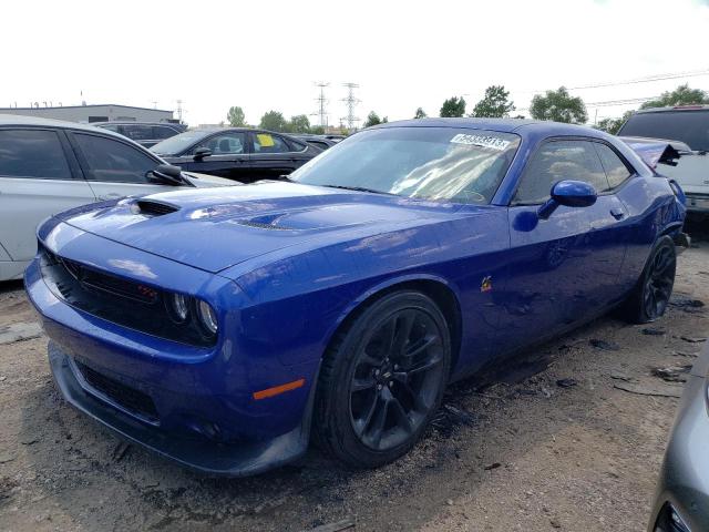 2C3CDZFJ7LH134823 - 2020 DODGE CHALLENGER R/T SCAT PACK BLUE photo 1