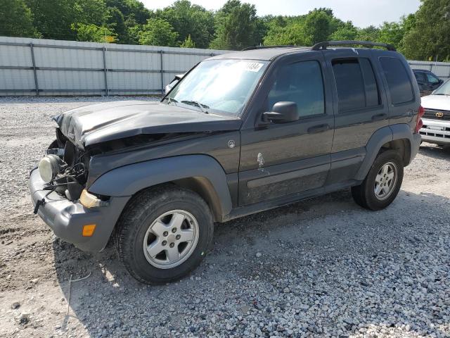 1J4GL48K85W507925 - 2005 JEEP LIBERTY SPORT CHARCOAL photo 1