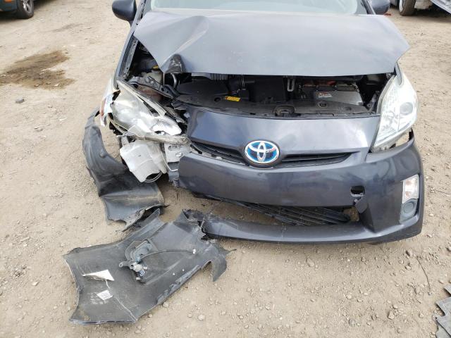 JTDKN3DU6A0133954 - 2010 TOYOTA PRIUS GRAY photo 12