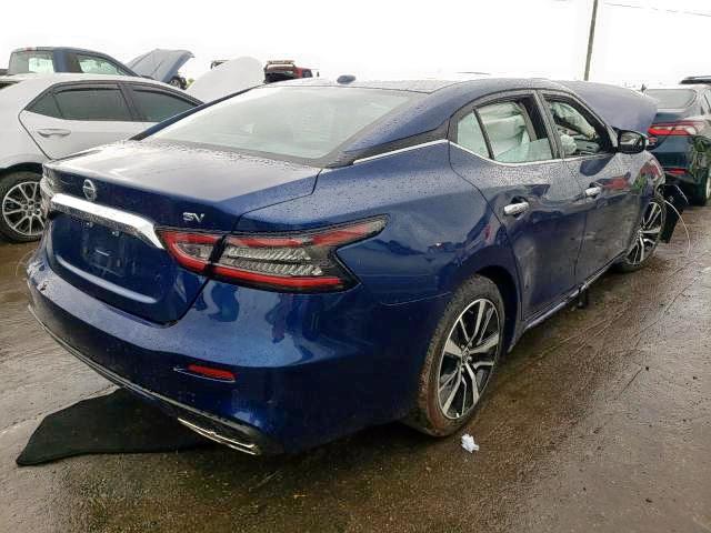 1N4AA6CV9NC502982 - 2022 NISSAN MAXIMA SV BLUE photo 4