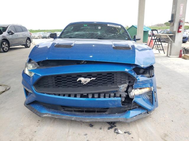 1FA6P8TH1L5161962 - 2020 FORD MUSTANG BLUE photo 5