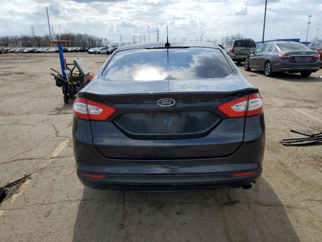 3FA6P0HR3DR225761 - 2013 FORD FUSION SE BLACK photo 6