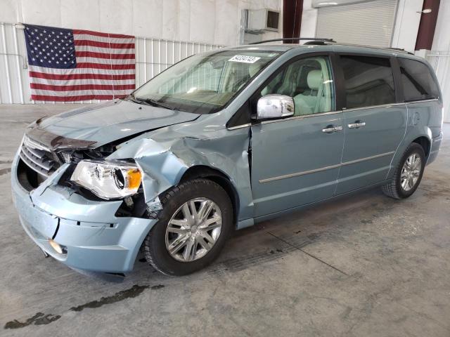 2A8HR64XX8R696668 - 2008 CHRYSLER TOWN & COU LIMITED BLUE photo 1