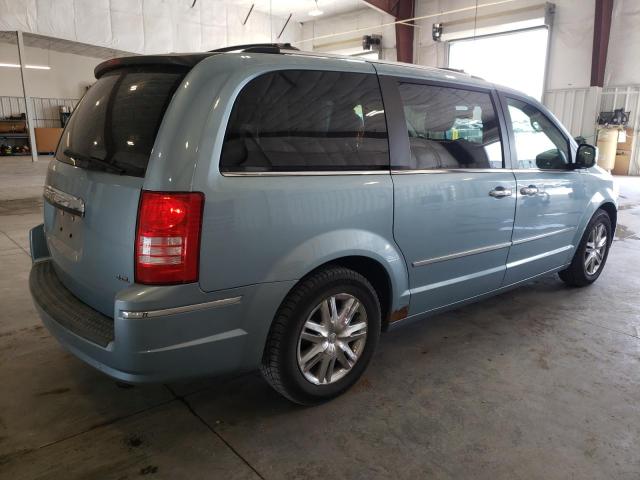 2A8HR64XX8R696668 - 2008 CHRYSLER TOWN & COU LIMITED BLUE photo 3